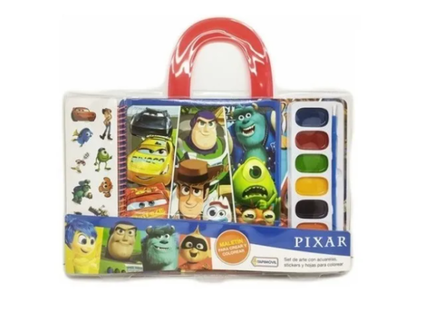 Maletin para crear y colorear Pixar - Tapimovil
