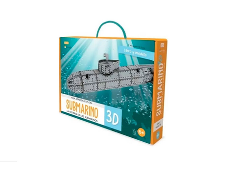 Submarino 3D y libro - Manolito