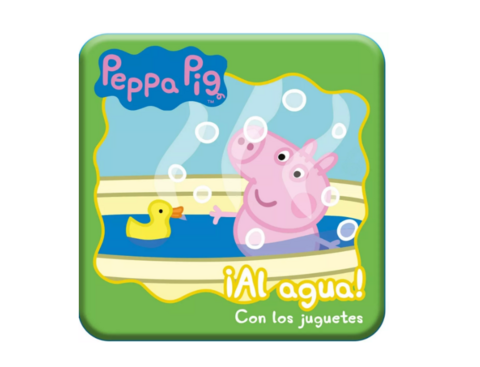Peppa pig al agua con los juguetes
