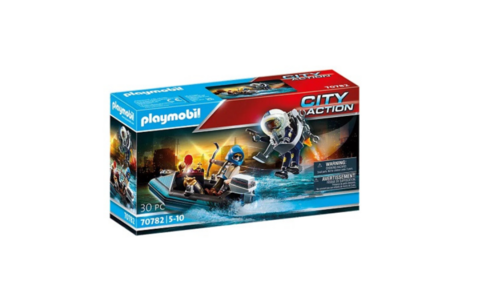 Playmobil City action Policia con mochila propulsora