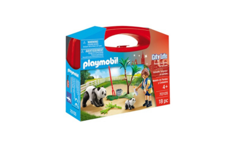 Playmobil maletin City life panda y cuidador