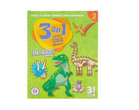 Dinosaurios Loteria Memo y linea - Barco de papel