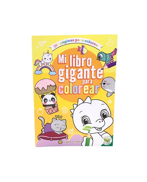 Mi libro gigante para colorear amarillo