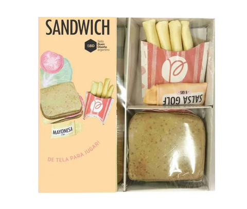 Kit de sandwich en tela - Kiwi