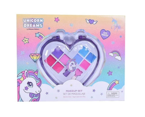 Maquillaje corazon facetado - Unicorn dreams