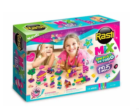 Mix 125 piezas rosa - Rasti