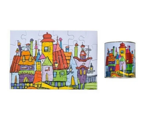 Puzzle Casas 24 piezas - Caracol