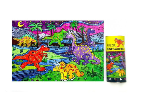 Puzzle Dinosaurios 70 piezas - Caracol