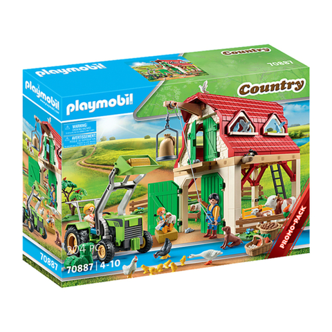 Granja con Tractor y Cría de Animales - Playmobil 70887