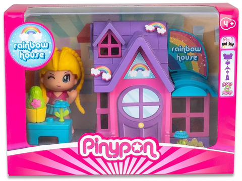 Casa Rainbow con Figura y Accesorios - Pinypon