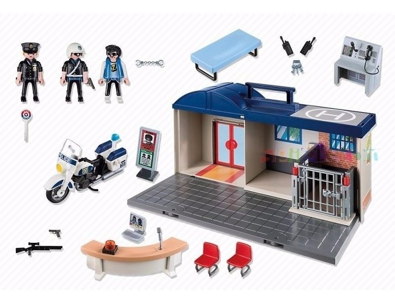 Malet n Cuartel de Polic a Playmobil 5299 5689