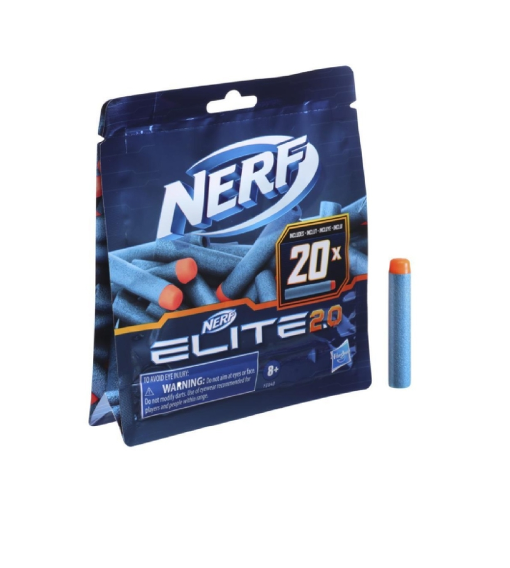 Dardos Nerf Elite 2.0 x 20 Unidades Miraquelindo