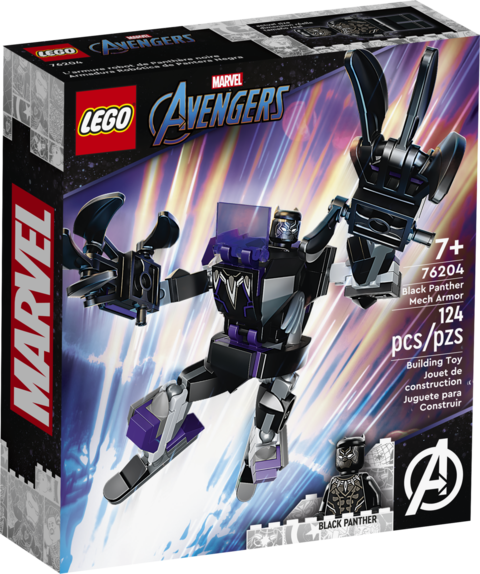 Armadura Robótica de Pantera Negra - Lego 76204 - Avengers