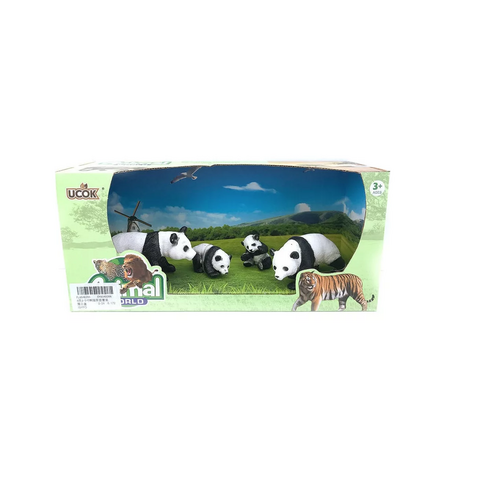 Familia de Pandas - Animal World Playset - Wabro
