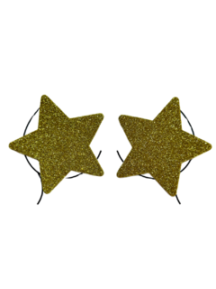 Adesivo de Seio Estrela - Glitter Dourado