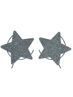 Adesivo de Seio Estrela - Glitter Prata