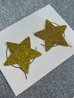 Adesivo de Seio Estrela - Glitter Dourado - comprar online