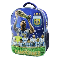 Mochila Escolar AFA selección Argentina Messi copa - Cresko