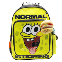 Mochila escolar bob esponja krusty burger