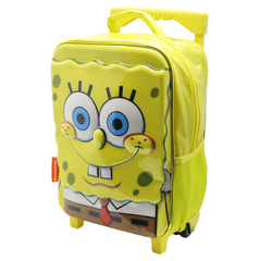 Mochila escolar bob esponja smile con carro - Cresko