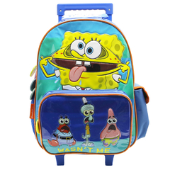 Mochila escolar bob esponja funny con carro