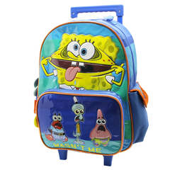 Mochila escolar bob esponja funny con carro - Cresko