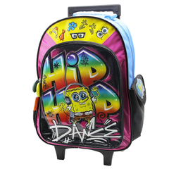 Mochila escolar bob esponja hip hop con carro - Cresko