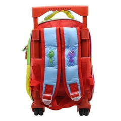 Mochila Escolar Bichikids personajes amigos con carro sonido - comprar online