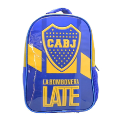 Mochila Boca Juniors la bombonera late pasto sintético