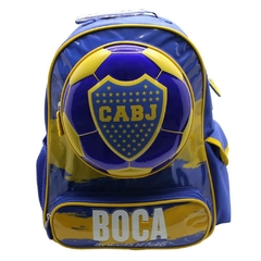 Mochila escolar Boca Juniors pelota ganadora