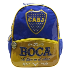 Mochila escolar Boca Juniors te llevo en el alma