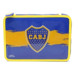 Cartuchera escolar Boca Juniors club fútbol 1 piso - comprar online