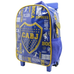 Mochila escolar Boca Juniors xeneize pasion con carro - Cresko