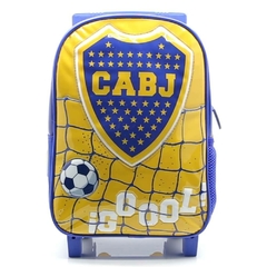 Mochila escolar Boca Juniors ganador gol con carro