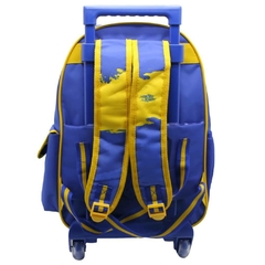 Mochila escolar Boca Juniors pelota ganadora con carro - comprar online