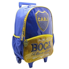 Mochila escolar Boca Juniors te llevo en el alma con carro en internet