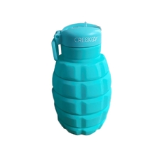 Botella de silicona plegable pico rebatible granada cresko - comprar online