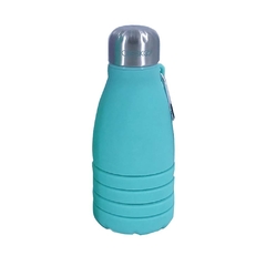 Botella de silicona plegable con tapa a rosca moderna color - comprar online