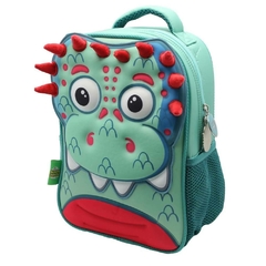 Mochila Escolar Mundo Dinos triceraptor feliz - Cresko