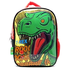 Mochila Escolar Mundo Dinos trex con sonido