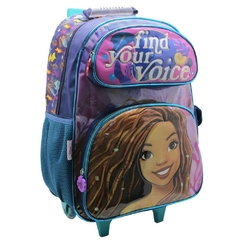 Mochila escolar la sirenita Disney dream con carro en internet