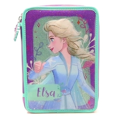 Cartuchera escolar Frozen disney reina elsa libre soy