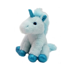 Peluche Funnyland unicornio azul