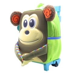 Mochila Funny Land Cresko infantil monito con carro en internet