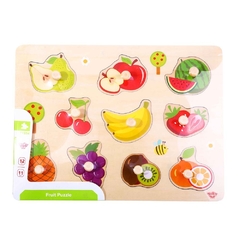 Juego de encastre Didáctico De Madera Frutas Infantil