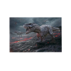 Rompecabeza Puzzle Cresko dinosaurio t rex paisaje en internet