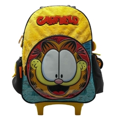 Mochila escolar Garfield el gato con carro