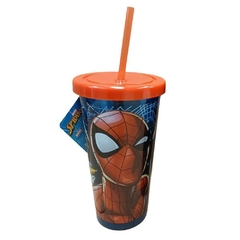 Vaso infantil trae sorbete Spiderman superheroe