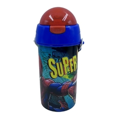Botella infantil escolar Spiderman super heroe marvel - Cresko