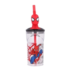 Vaso infantil para niños spiderman incluye sorbete - comprar online